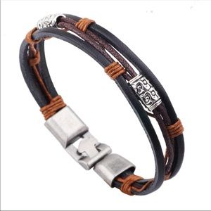 Women or Men’s Vintage Leather Bracelet